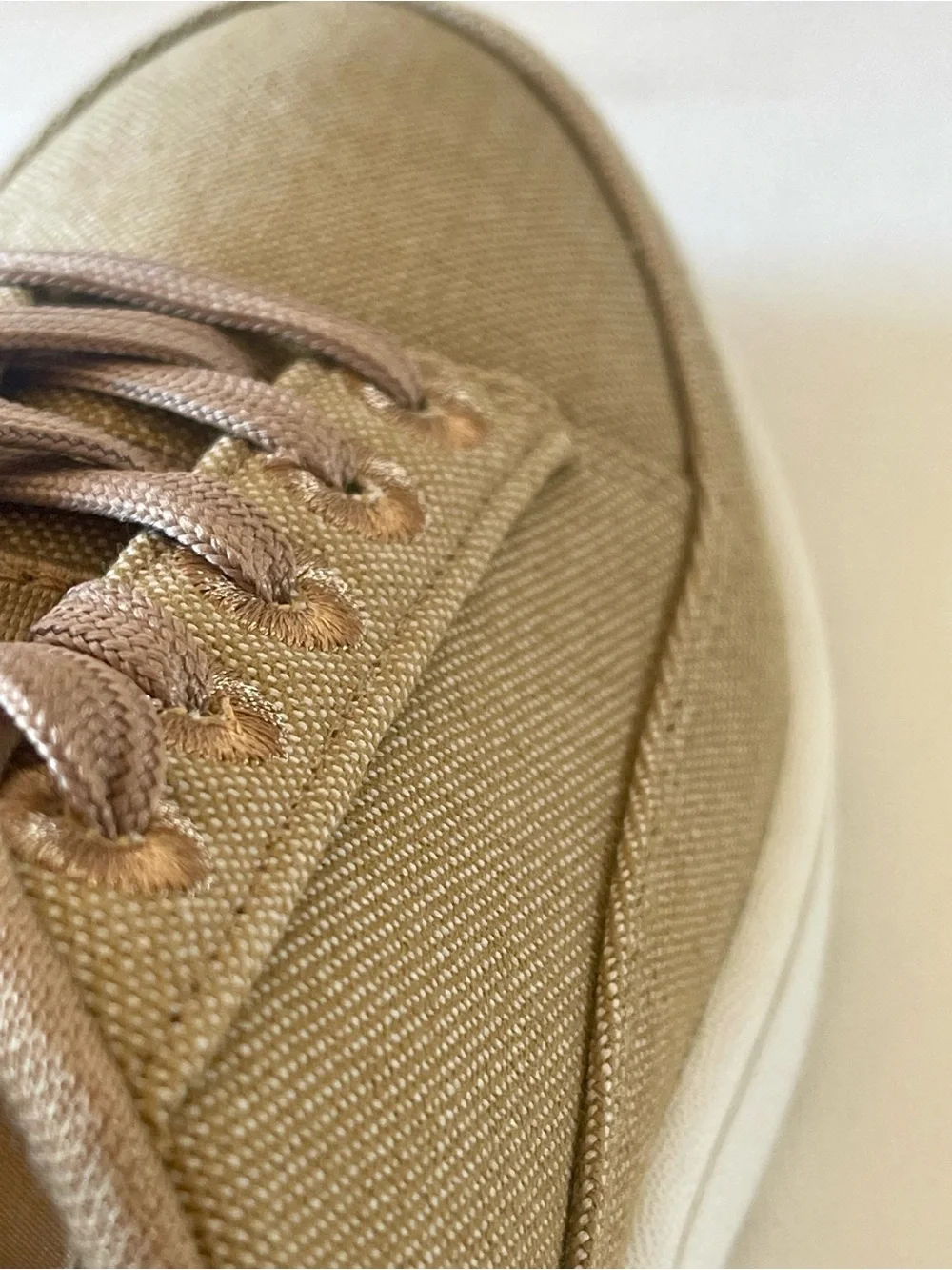 NEW ALLBIRDS CANVAS PACERS HAZY BEIGE SKATER CHIC SNEAKER WOMENS SIZE 6 - Picture 6 of 14